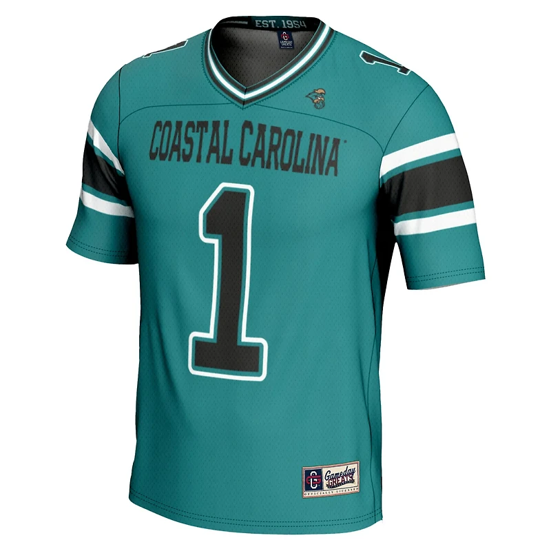 GameDay Greats 1 Coastal Carolina Chanticleers Endzone Football Jersey