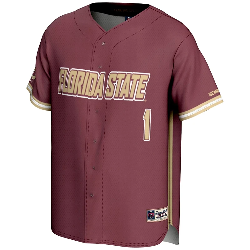 GameDay Greats 1 Florida State Seminoles Lightweight Baseball Jersey