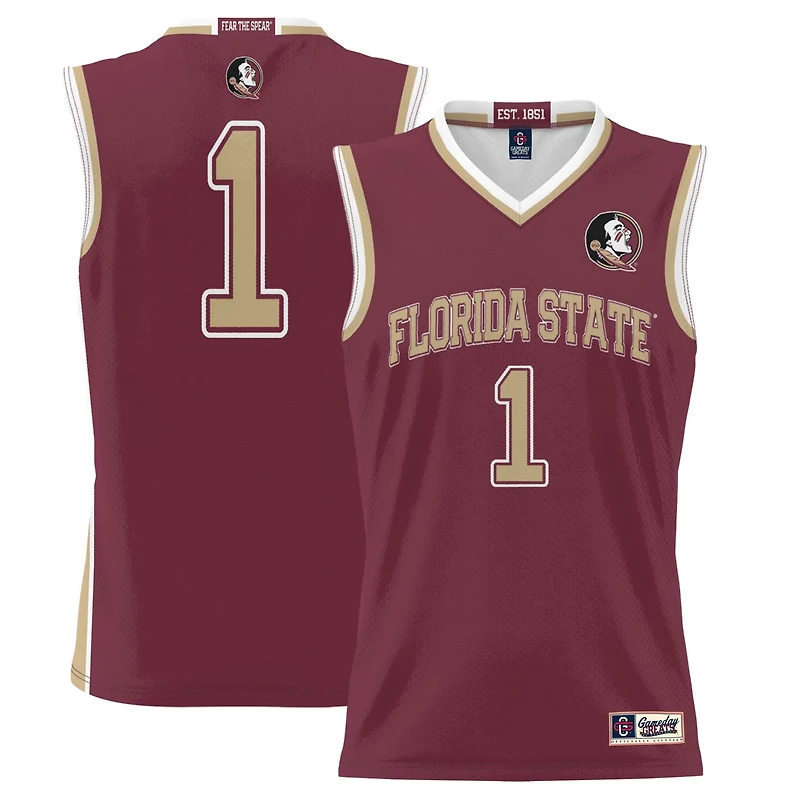 GameDay Greats 1 Florida State Seminoles Lightweight Basketball Jersey