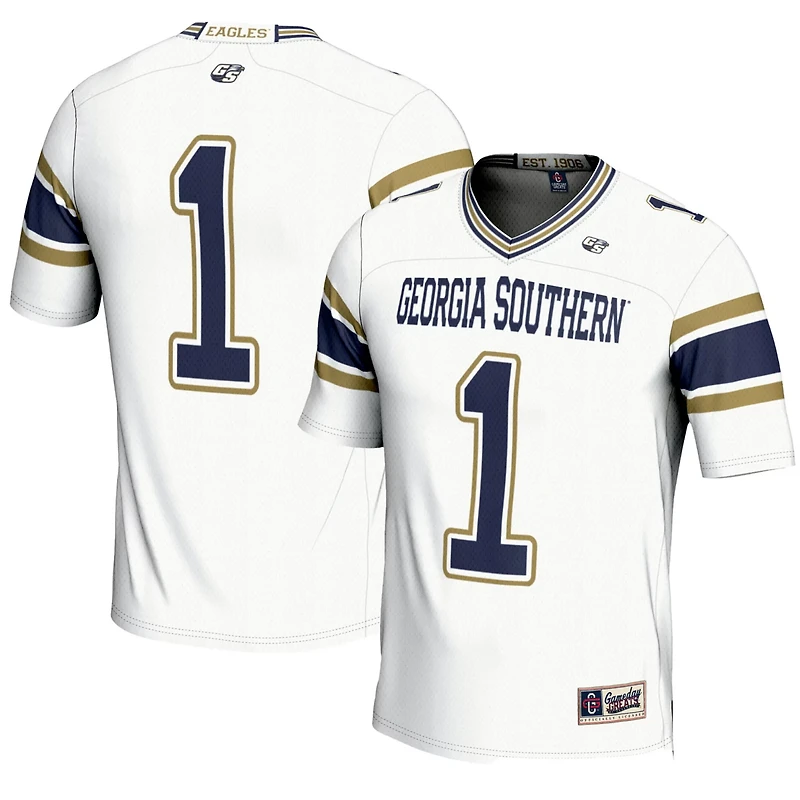 GameDay Greats 1 Georgia Southern Eagles Endzone Football Jersey