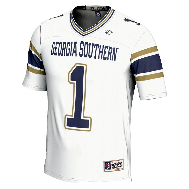 GameDay Greats 1 Georgia Southern Eagles Endzone Football Jersey