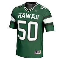 GameDay Greats 1 Hawaii Rainbow Warriors Football Jersey