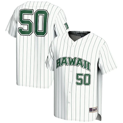 GameDay Greats 1 Hawaii Rainbow Warriors Lightweight Baseball Jersey