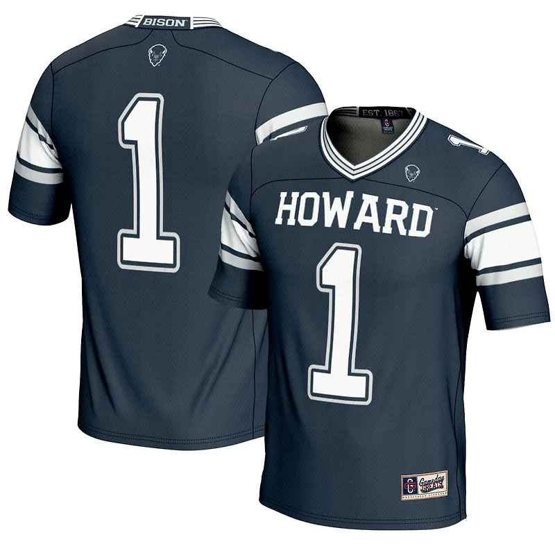 GameDay Greats 1 Howard Bison Endzone Football Jersey