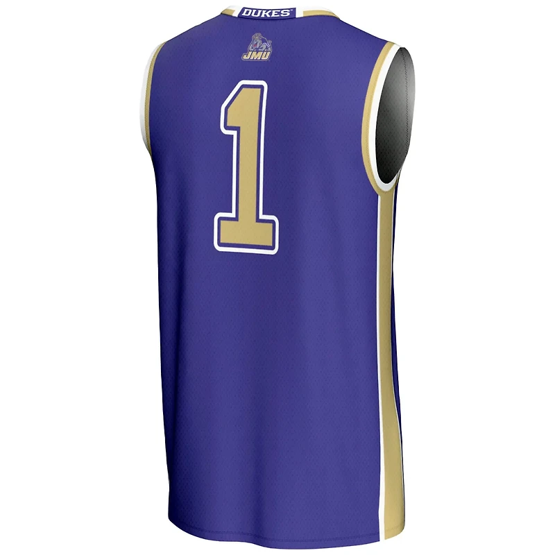 GameDay Greats 1 James Madison Dukes Lightweight Basketball Jersey