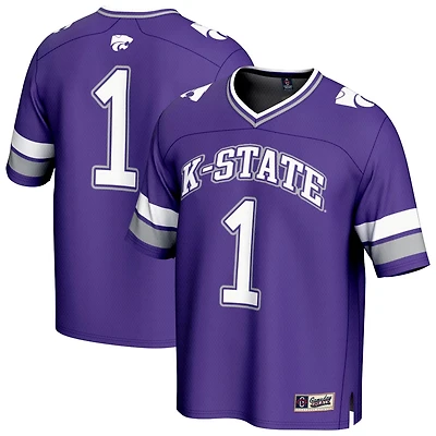 GameDay Greats 1 Kansas State Wildcats Lightweight Collegiate Football Fashion Jersey