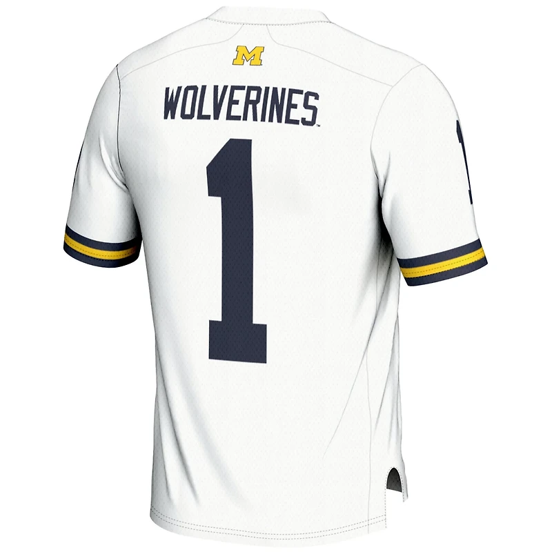 GameDay Greats 1 Michigan Wolverines College Football Playoff 2023 National Champions Lightweight Fashion Jersey