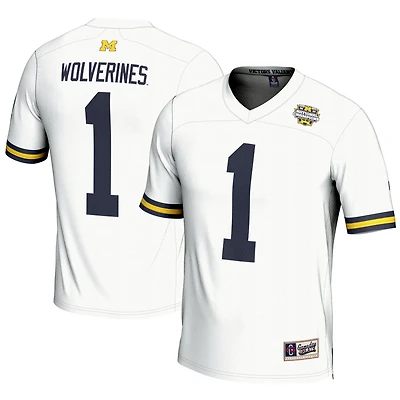 GameDay Greats 1 Michigan Wolverines College Football Playoff 2023 National Champions Lightweight Fashion Jersey