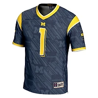 GameDay Greats 1 Michigan Wolverines Highlight Print Football Fashion Jersey