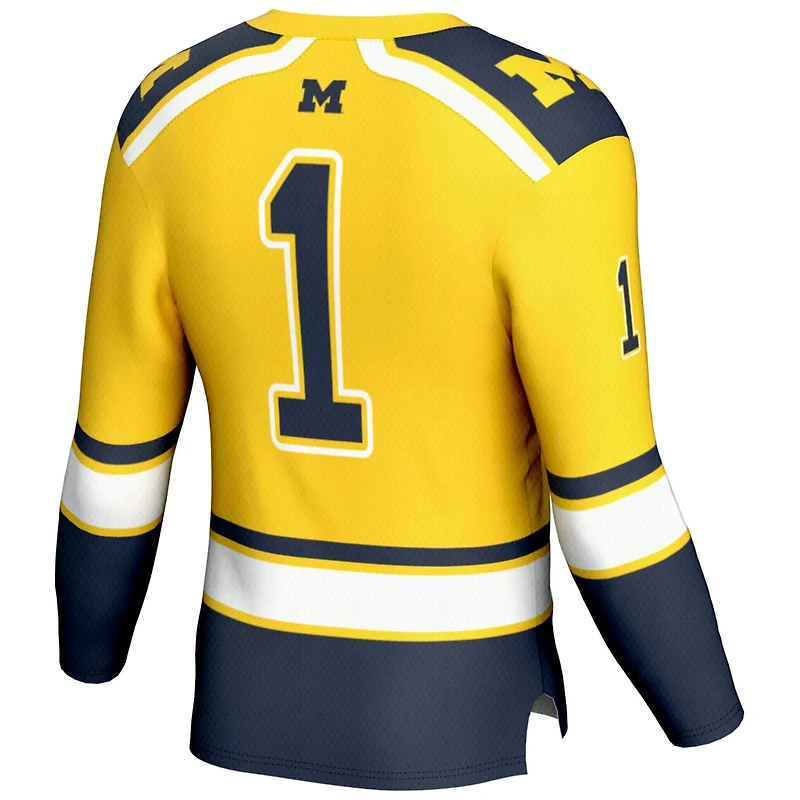 GameDay Greats 1 Michigan Wolverines Hockey Jersey