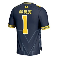 GameDay Greats 1 Michigan Wolverines Icon Print Football Fashion Jersey