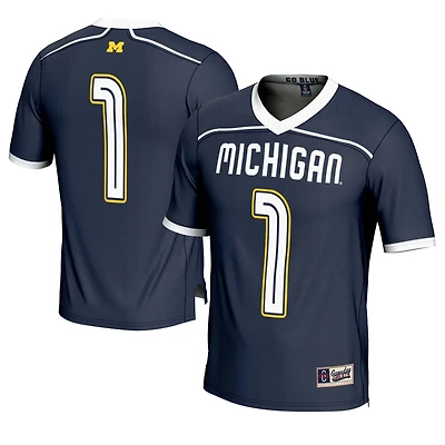 GameDay Greats 1 Michigan Wolverines Lightweight Lacrosse Fashion Jersey