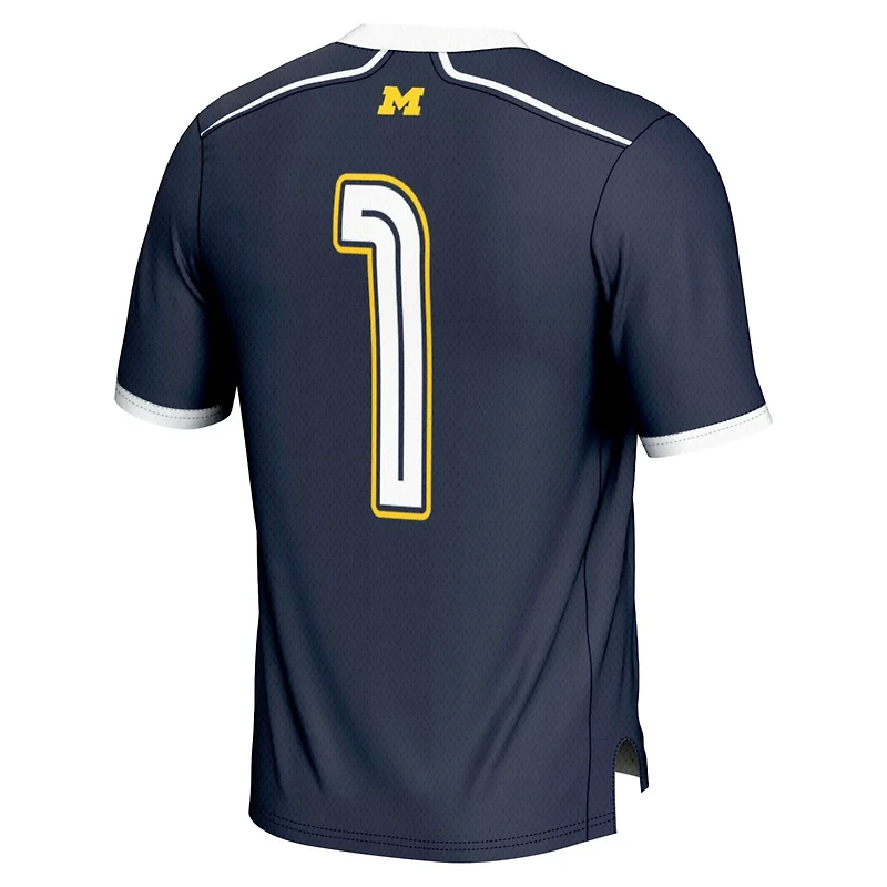GameDay Greats 1 Michigan Wolverines Lightweight Lacrosse Fashion Jersey