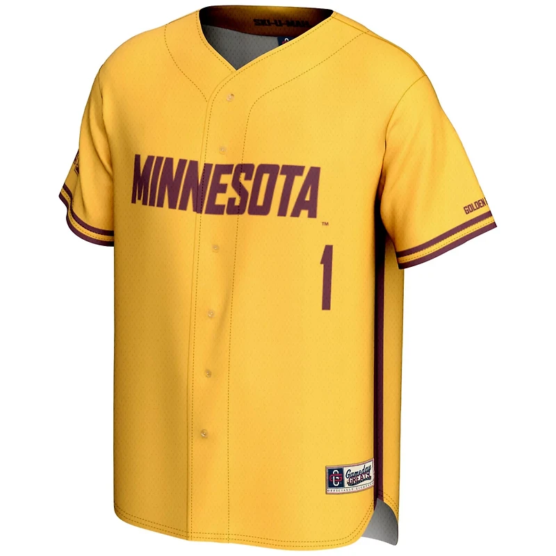 GameDay Greats 1 Minnesota en Gophers Lightweight Baseball Jersey