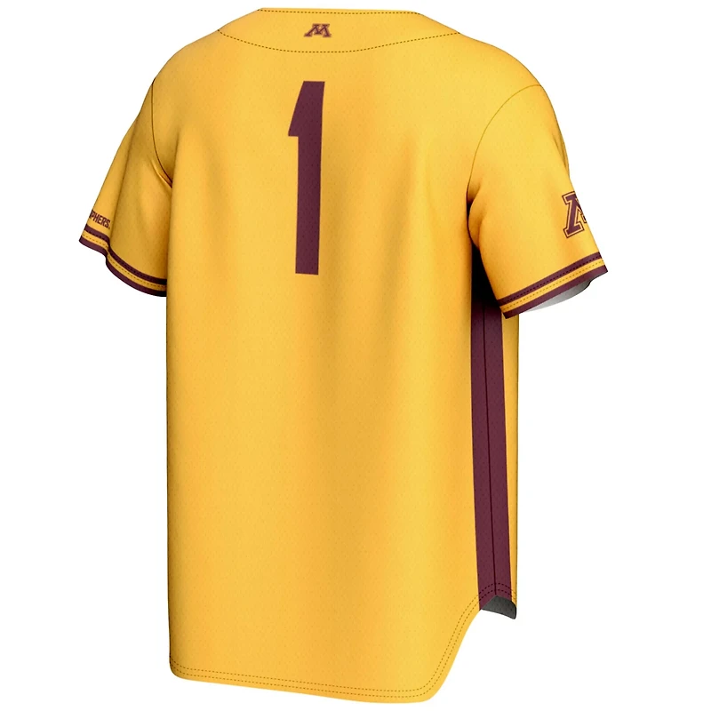 GameDay Greats 1 Minnesota en Gophers Lightweight Baseball Jersey