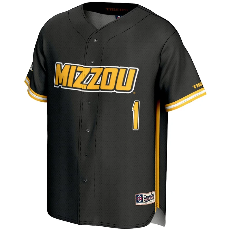 GameDay Greats 1 Missouri Tigers Lightweight Baseball Jersey