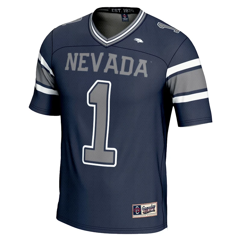 GameDay Greats 1 Nevada Wolf Pack Endzone Football Jersey