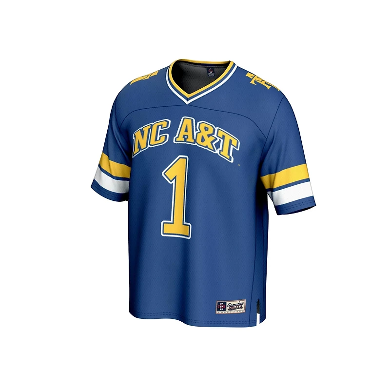 GameDay Greats 1 North Carolina AT Aggies Lightweight Collegiate Football Fashion Jersey