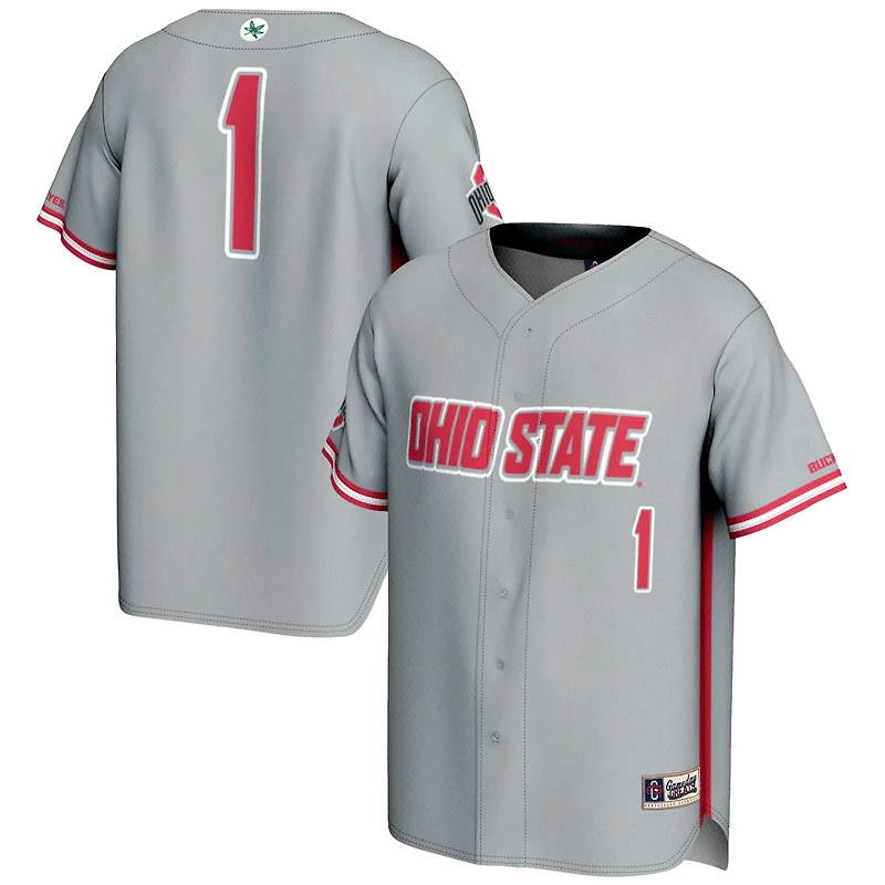 GameDay Greats 1 Ohio State Buckeyes Lightweight Baseball Jersey