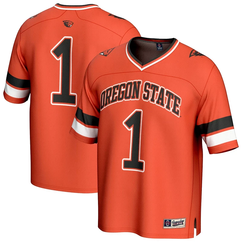 GameDay Greats 1 Oregon State Beavers Lightweight Collegiate Football Fashion Jersey