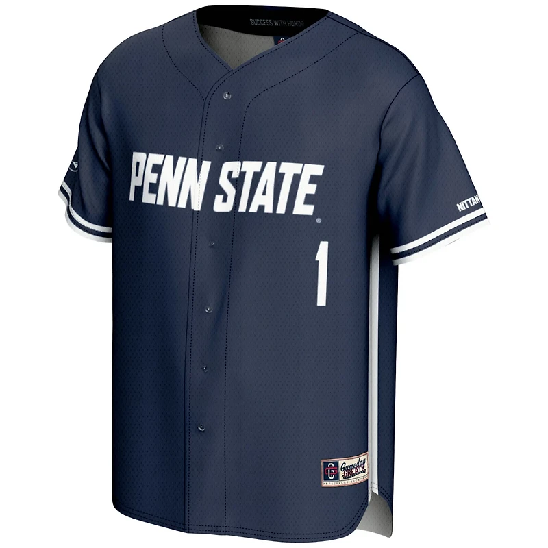 GameDay Greats 1 Penn State Nittany Lions Lightweight Baseball Fashion Jersey