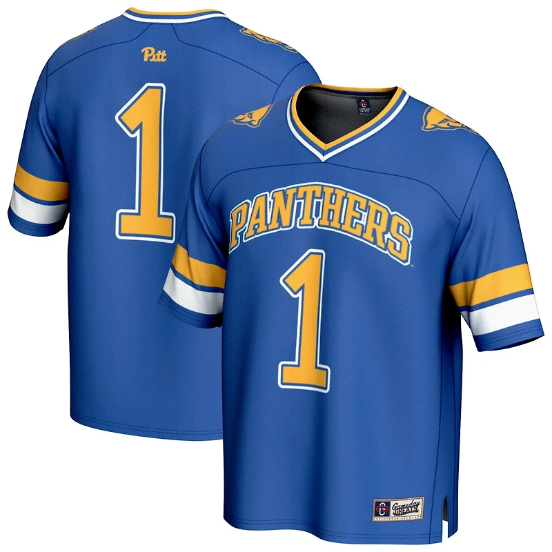 GameDay Greats 1 Pitt Panthers Lightweight Collegiate Football Fashion Jersey