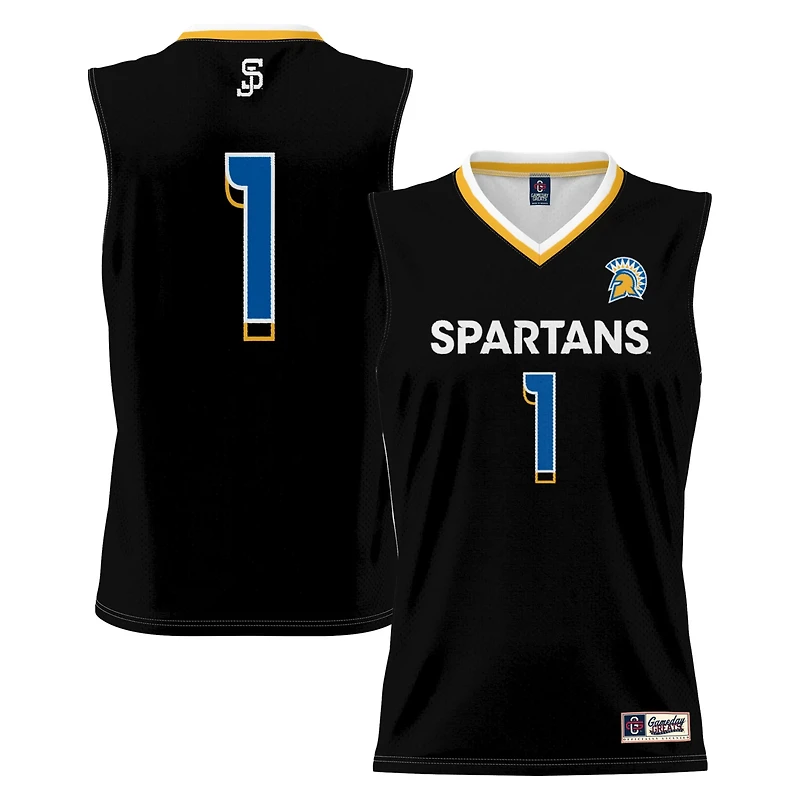 GameDay Greats 1 San Jose State Spartans Lightweight Basketball Jersey