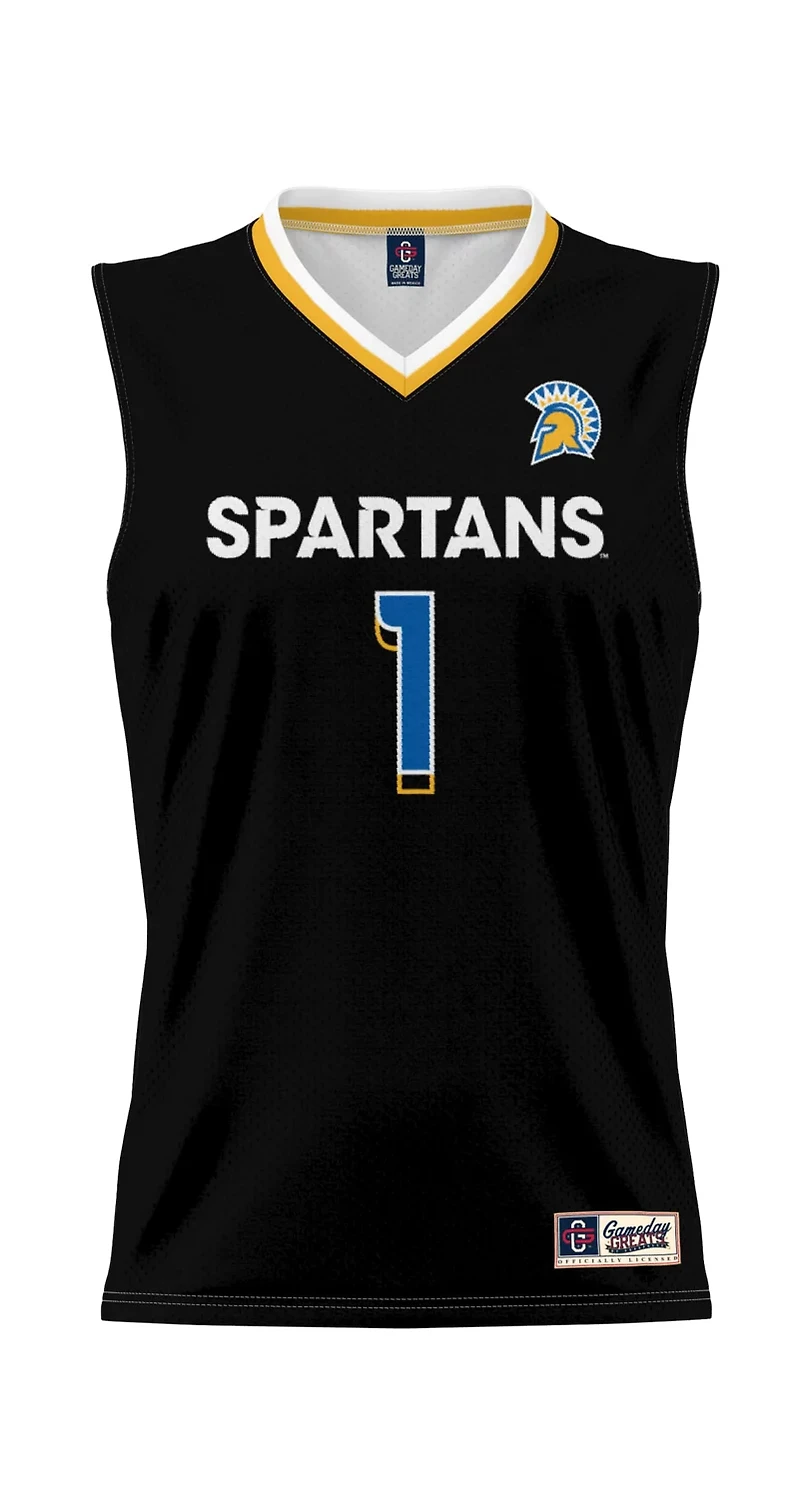 GameDay Greats 1 San Jose State Spartans Lightweight Basketball Jersey