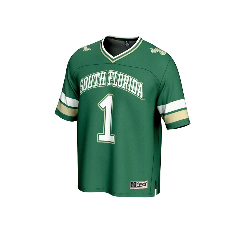GameDay Greats 1 South Florida Bulls Lightweight Collegiate Football Fashion Jersey