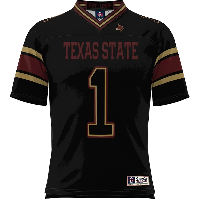 GameDay Greats 1 Texas State Bobcats Football Jersey