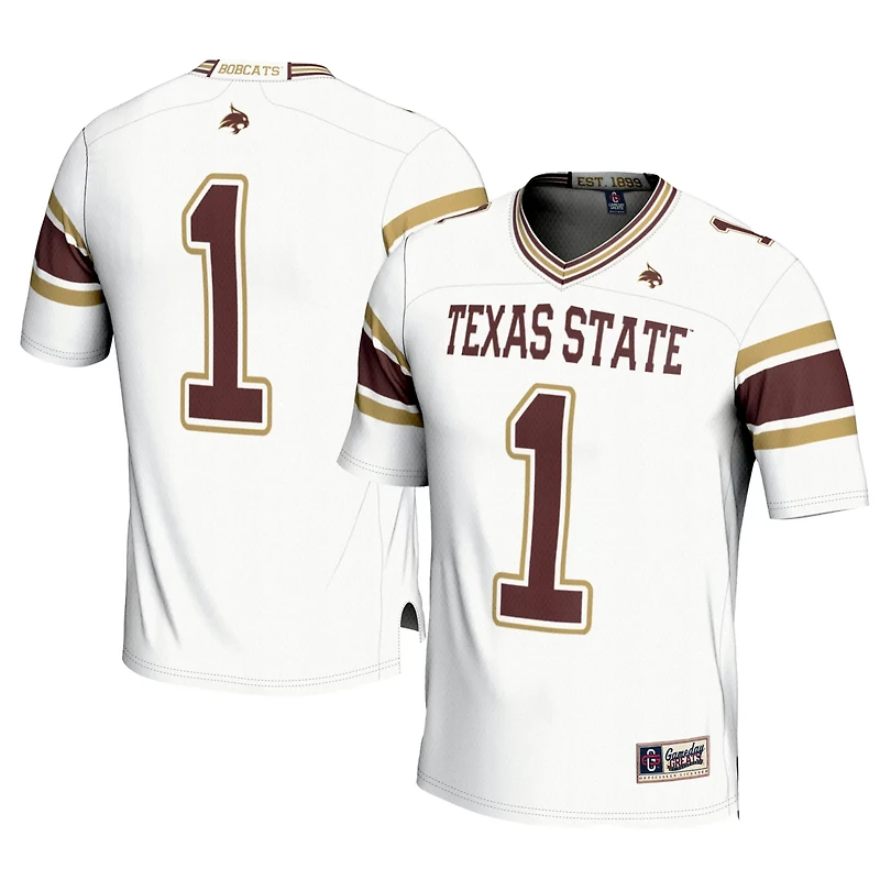 GameDay Greats 1 Texas State Bobcats Football Jersey