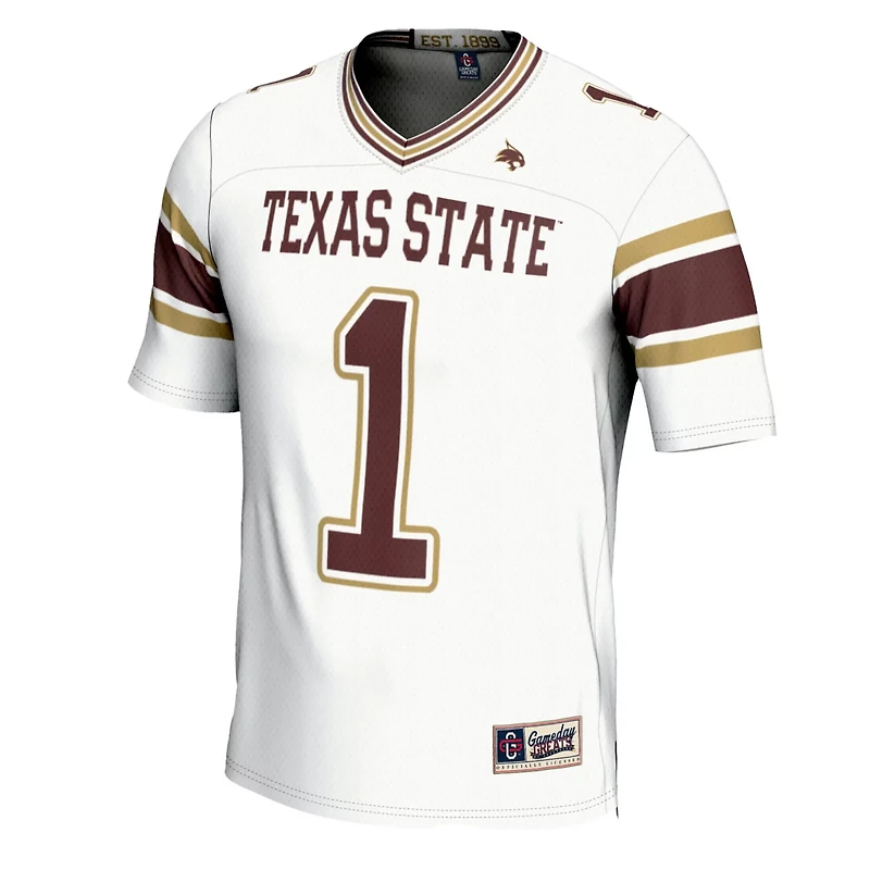 GameDay Greats 1 Texas State Bobcats Football Jersey