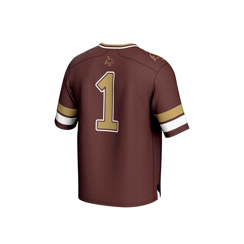 GameDay Greats 1 Texas State Bobcats Lightweight Collegiate Football Fashion Jersey