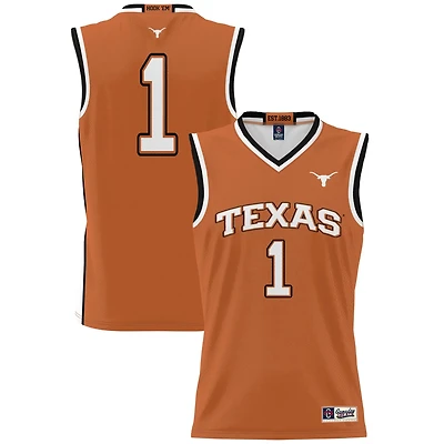GameDay Greats 1 Texas Longhorns Lightweight Collegiate Basketball Jersey