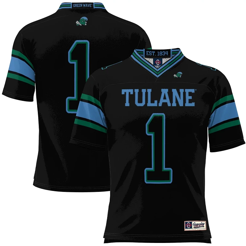 GameDay Greats 1 Tulane Wave Football Jersey