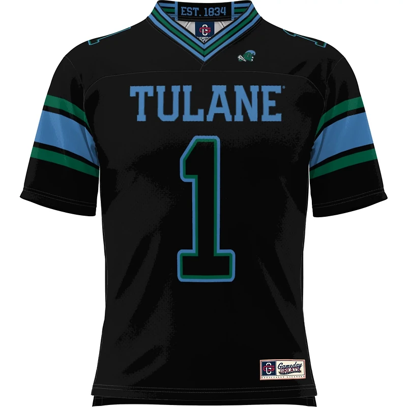 GameDay Greats 1 Tulane Wave Football Jersey
