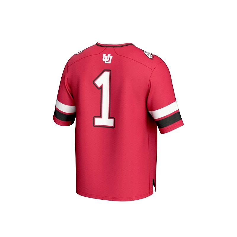 GameDay Greats 1 Utah Utes Lightweight Collegiate Football Fashion Jersey