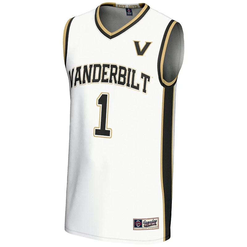 GameDay Greats 1 Vanderbilt Commodores Replica Lightweight Basketball Jersey