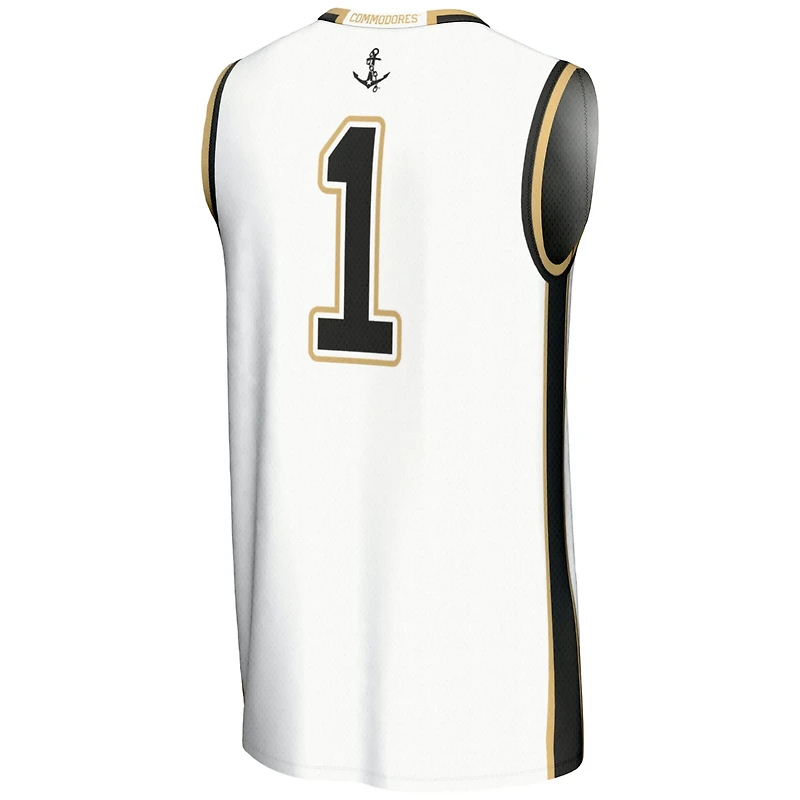GameDay Greats 1 Vanderbilt Commodores Replica Lightweight Basketball Jersey