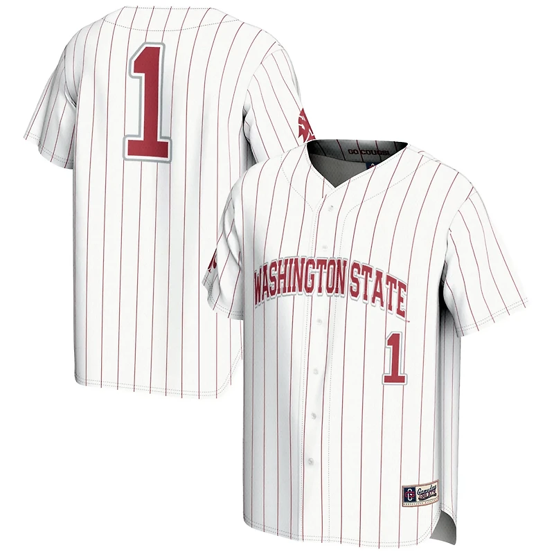 GameDay Greats 1 Washington State Cougars Lightweight Baseball Jersey