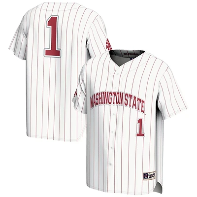 GameDay Greats 1 Washington State Cougars Lightweight Baseball Jersey