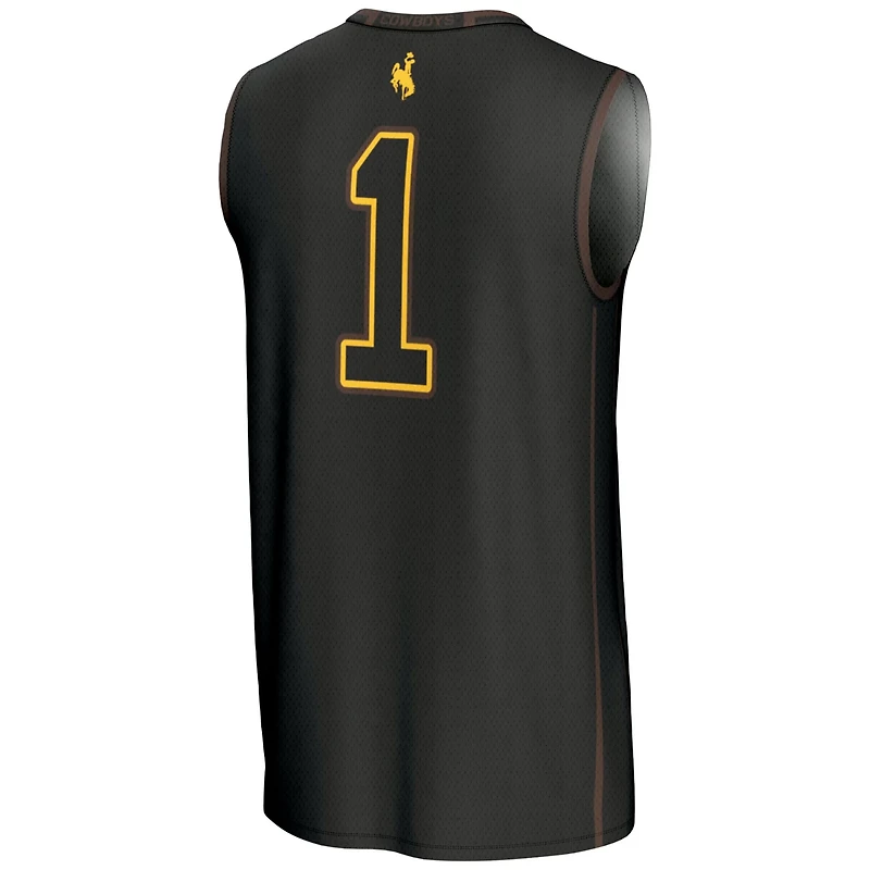 GameDay Greats 1 Wyoming Cowboys Lightweight Basketball Jersey
