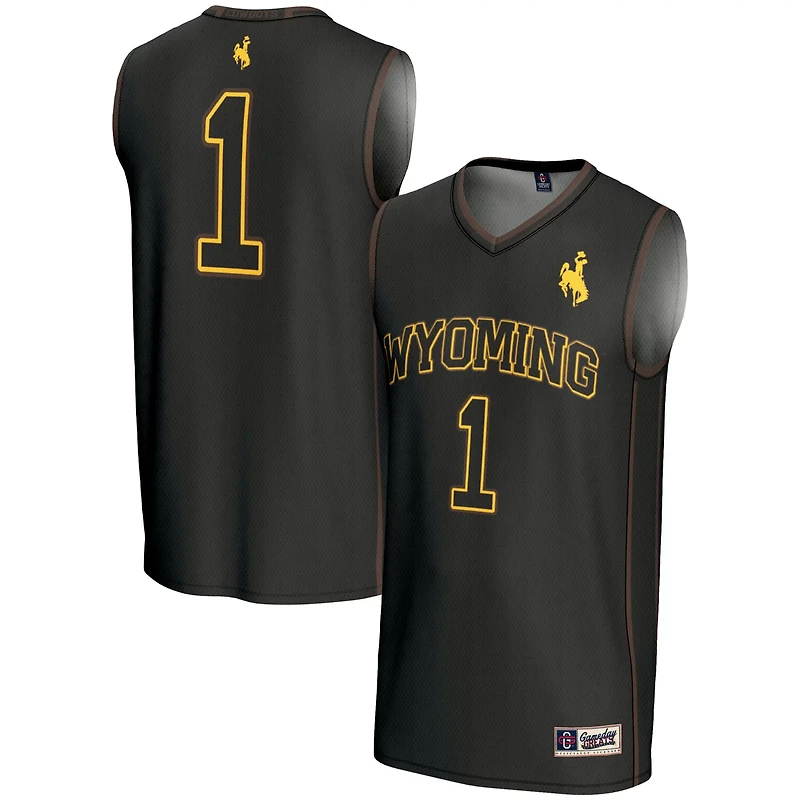 GameDay Greats 1 Wyoming Cowboys Lightweight Basketball Jersey