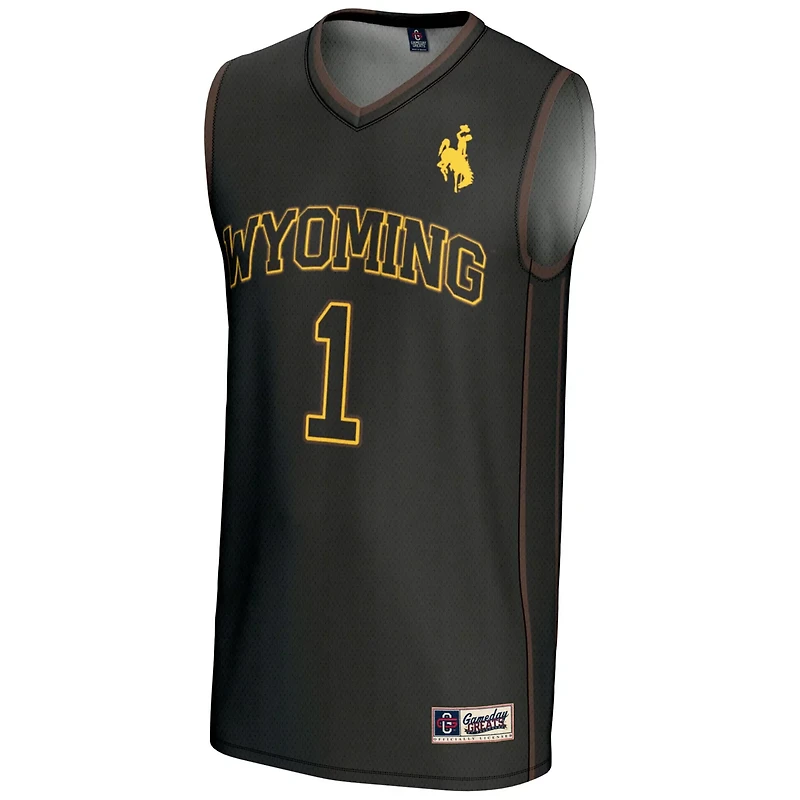 GameDay Greats 1 Wyoming Cowboys Lightweight Basketball Jersey