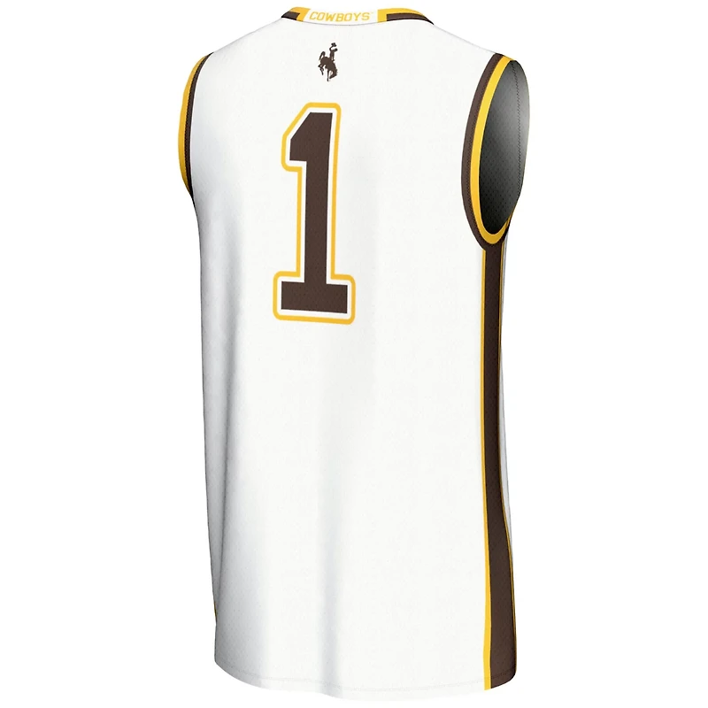 GameDay Greats 1 Wyoming Cowboys Lightweight Basketball Jersey