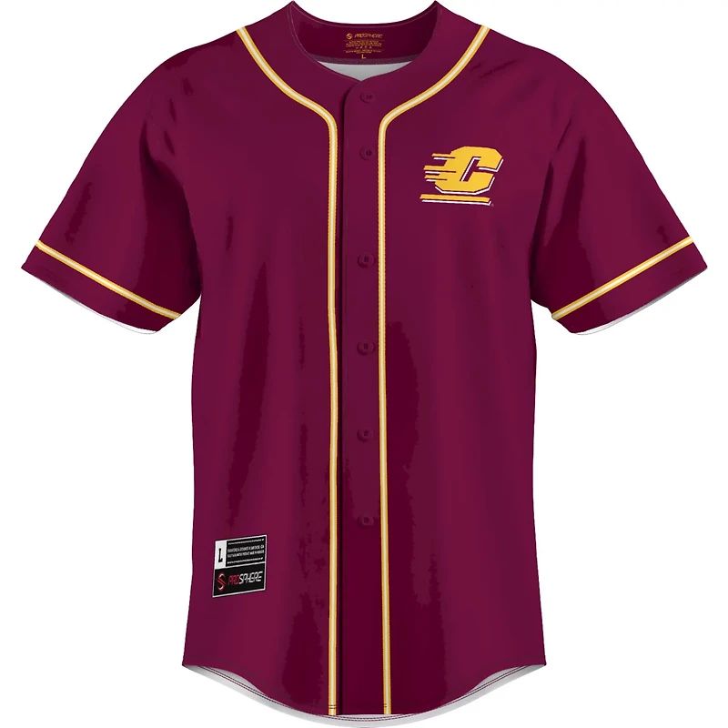 GameDay Greats Central Michigan Chippewas Lightweight Baseball Jersey