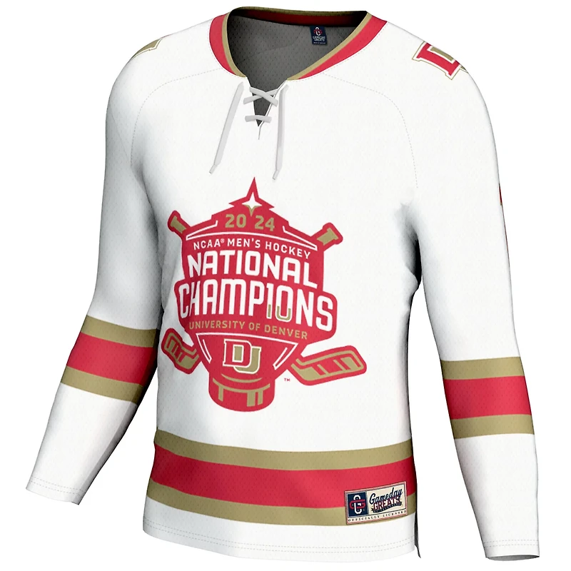 GameDay Greats Denver Pioneers 2024 NCAA Ice Hockey National Champions Fashion Jersey