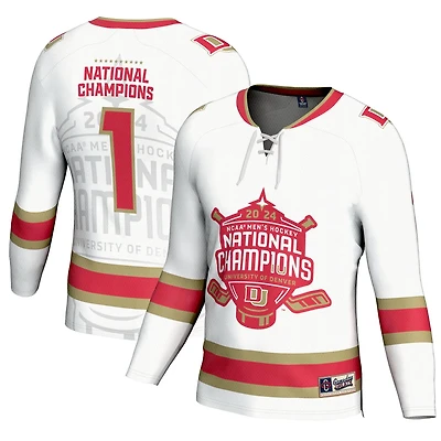 GameDay Greats Denver Pioneers 2024 NCAA Ice Hockey National Champions Fashion Jersey