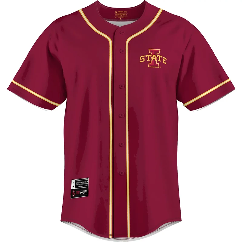 GameDay Greats Iowa State Cyclones Lightweight Baseball Jersey