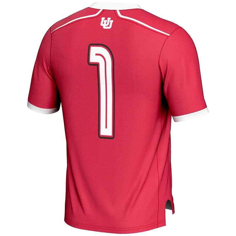 GameDay Greats Utah Utes 1 Lightweight Lacrosse Jersey